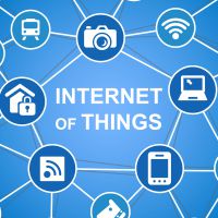 Internet of things concept with icons